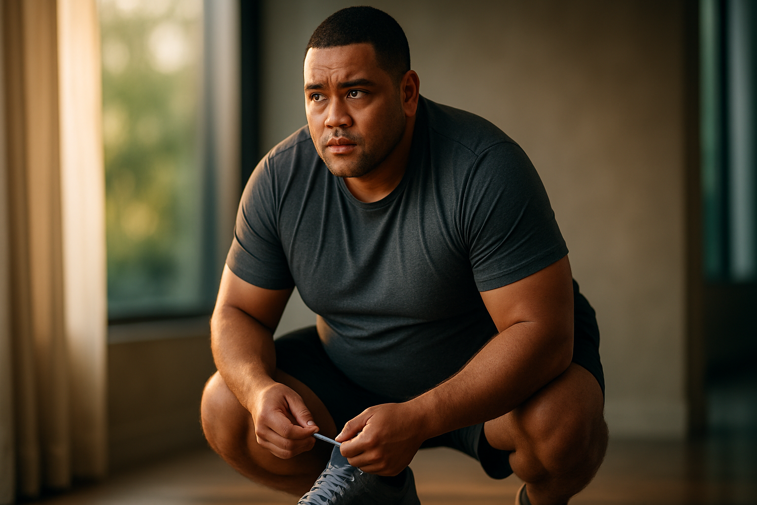 Person confidently starting their health transformation journey representing day one success strategies
