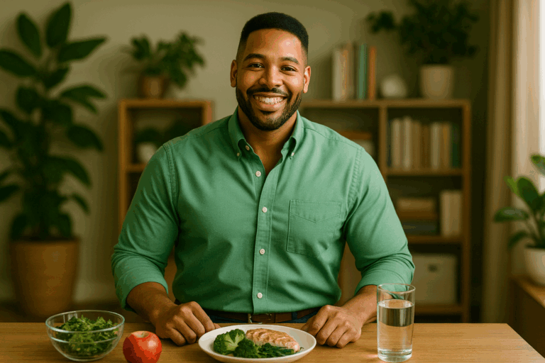 David Knox Vale, founder of 30-day health transformation program FreshStart30, professional photo showing confident wellness expert