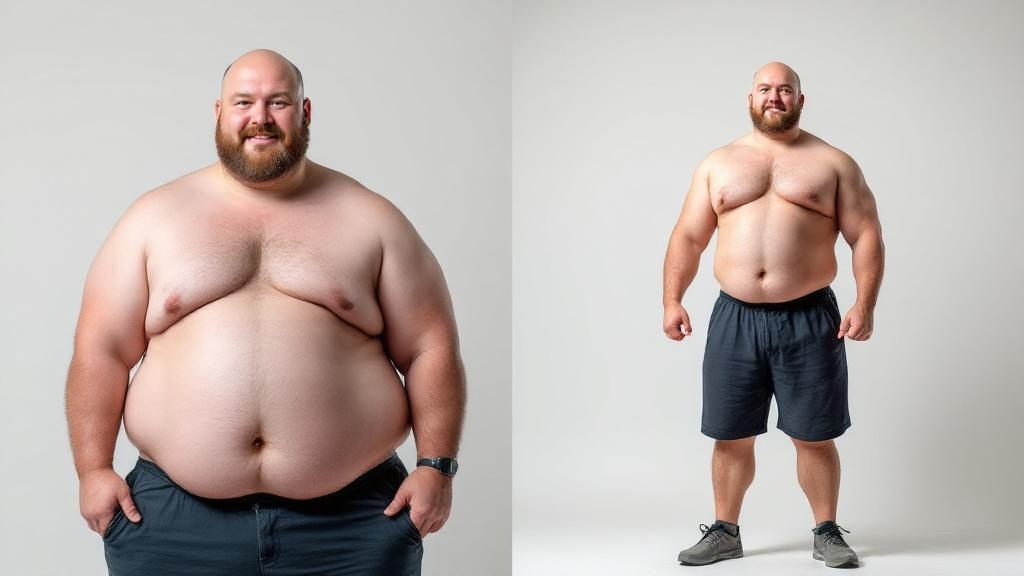 Side-by-side 30-day transformation results showing before and after progress from FreshStart30 weight loss program