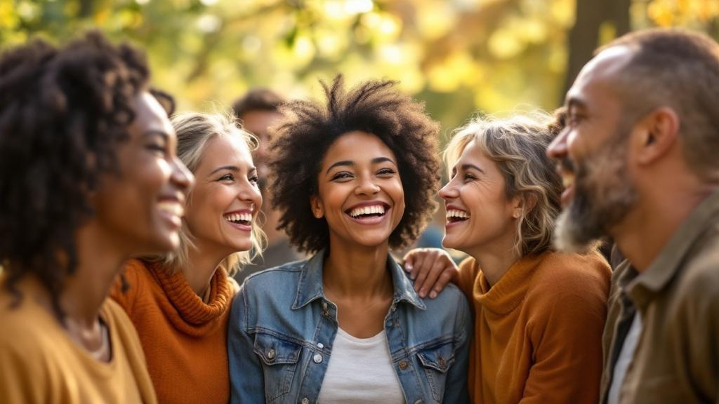 Diverse group of happy healthy people celebrating 30-day transformation results from FreshStart30 metabolic reset program