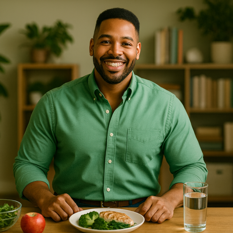 David Knox Vale, founder of 30-day health transformation program FreshStart30, professional photo showing confident wellness expert